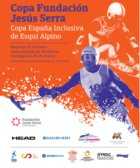 Copa de España inclusiva de esquí alpino Fundación Jesús Serra