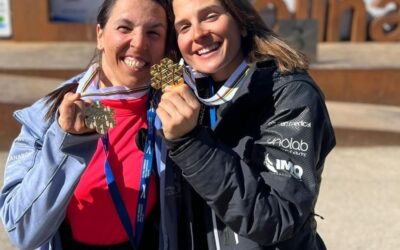 Irati Idiakez y Raquel Martínez, campeonas del mundo por equipos de snowboard cross
